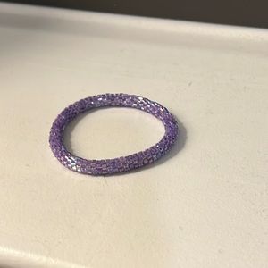 Purple bracelet